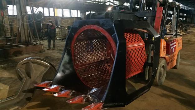 Просеивающий ковш барабанного типа от Завода Ковшей